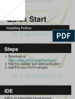 Quick Start: Installing Python