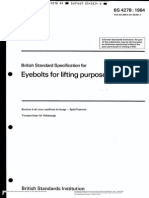 BS 4278 Eyebolts For Lifting Purposes PDF