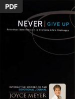 Never Give Up Workbook