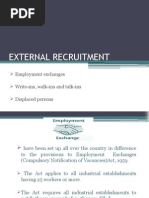 External Recruitment