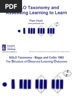 Solo Taxonomy and Assessing Learning To Learn