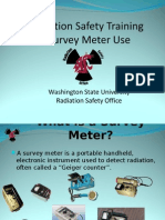 Radiation Safety Training Survey Meters