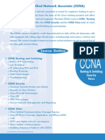 Cisco Certified Network Associate (CCNA) : Course Outline