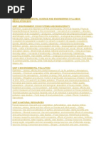 Ge6351 Environmental Science and Engineering Syllabus Regulation 2013