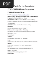 Exam Preparation Political Science Mcqs