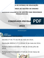 Conselhos Escolares 2015