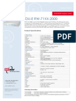 IDU-E RW-71XX-2000: Product Specifications