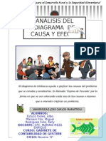 Análisis Del Diagrama de Causa y Efecto