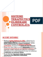 11.SISTEME TERAPEUTICE CU ELIBERARE CONTROLATA Curs X