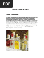 Toxicologia Del Alcohol