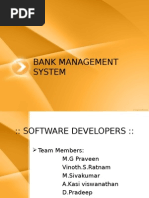 Bank Management System Project