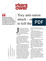 Tory Anti-Union Attack - Organise To Kill The Bill