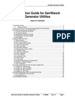 Instruction Guide For Genware Generator Utilities: Section Title