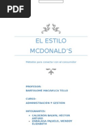 Trabajo Sobre Mac Donalds