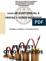 Guía de Auditoria No. 6 - Ventas Y Otros Ingresos