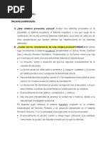 Derecho Procesal Penal-Cuestionario Completo