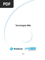 Apostila Tecnologias Web