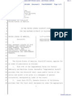 United States of America v. Real Property Located at 6874 Almanor Lake Estates Drive, Lake Almanor, California - Document No. 3