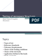 Static Tests On Complete Structures