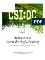 1501 - Introduction To Process Modeling Methodology