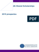 Prospectus Shared Scholarships 2015