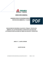 ANEXO-Seguridad CUARTA VERSIÓN (1) PARA CONTRATISTAS PEMEX (MEXICO)