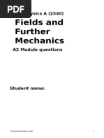 Unit 4 Fields and Further Mechanics - Complete Book