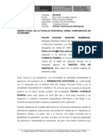 Escrito Terminacion Anticipada Cornejo