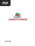 El Poder Constituyente.