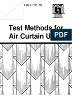 Test Methods For Air Curtain Units: Amca Standard 220-91