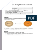 Application Note Matlab Calls CST