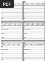 9littlebees Mutant Year Zero - NPC Sheet (A4)