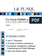 Java & PL/SQL: For Oracle RDBMS