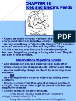 Chapter 16 Electric Forces and Electric Fields