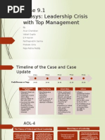 Case 9.1 Infosys Leadership Crisis With Top Management FInal