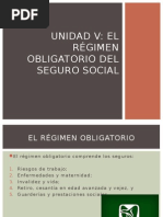 Regimen Obligatorio Del Seguro Social