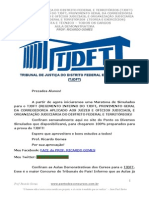 Regimento Interno Do TJDFT - Simulado I