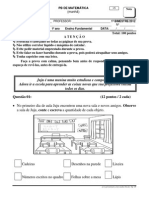 Prova PB Matematica 1ano Manha 1bim PDF