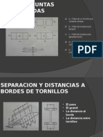 Fallas en Juntas Atornilladas Calculo Estructural