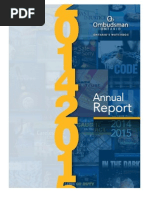 The Ontario Ombudsman's Annual Report