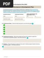 PDP Teacher Template Joining The Dots - Editable