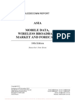 Asia Mobile Data Wireless Broadband Market and Forecasts