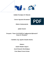 Prereporte OPAMP Diferencial & Puente de Wheatstone