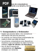 Tipos de Computadoras