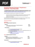 PeopleSoft Application Developer 1 Certification Study Guide - 1Z0-241