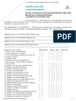 AUQEI - Questionário de Avaliação de Qualidade de Cida em Crianças e Adolescentes