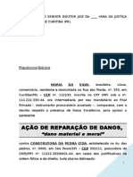 Acao Indenizacao Reclamacao Trabalhista Morte Acidente Trabalho Modelo 201 BC163