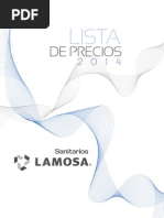 Lista de Precios Lamosa (Catalogo)