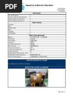 Informe de Falla Generador Pruebas Baker