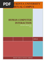 Bit 4102 Human Computer Interaction PDF